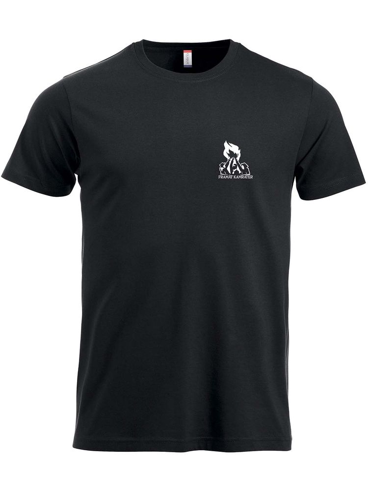 T-shirt, Black - Framåt Kamrater (liten logo)