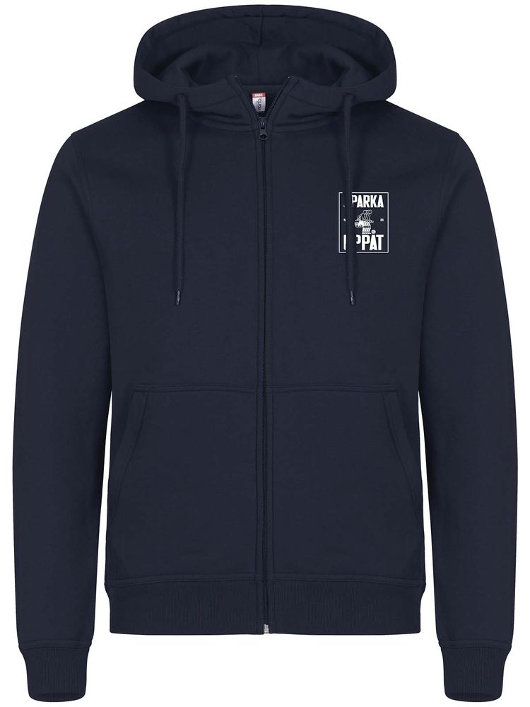 Full Zip Hoodie, Navy - Sparka Uppåt
