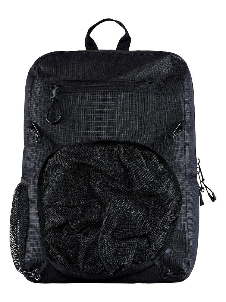 Craft Backpack TRANSIT, w. ball net - Black
