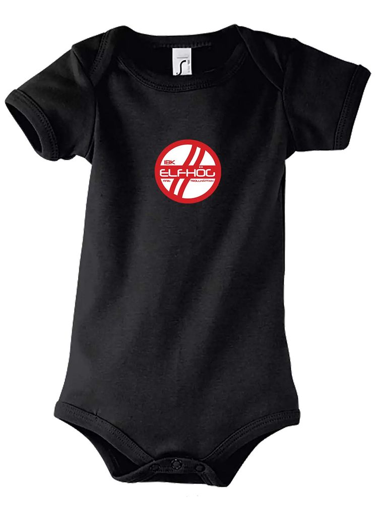 Baby Bodysuit, Black (IBK Elfhög)