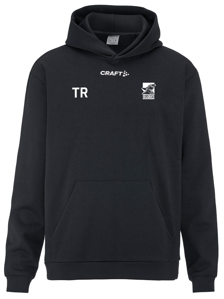 Craft Hoodtröja COMMUNITY 2.0, Black (Esbjerg Sharks)