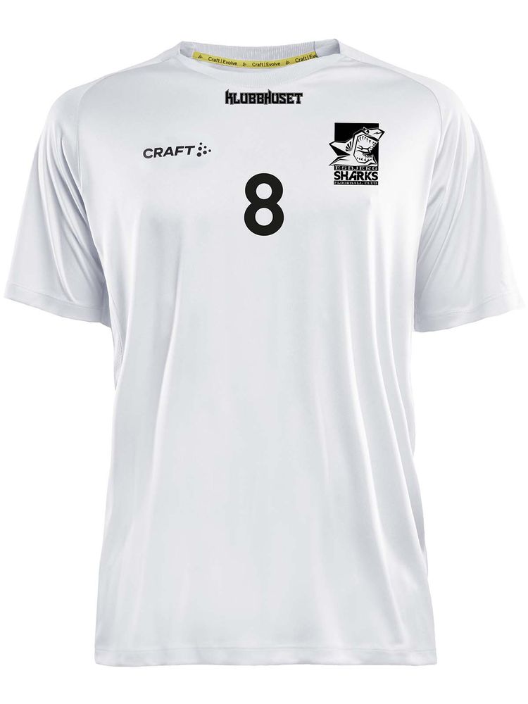 Craft T-shirt Evolve, Vit (Esbjerg Sharks)