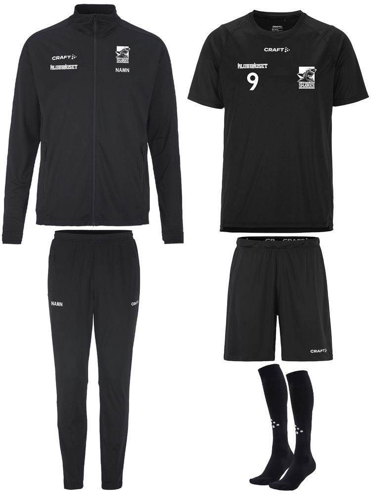 CRAFT SPELARPAKET (EVOLVE 2.0 FZ + RUSH 2.0 + EVOLVE 2.0) (Esbjerg Sharks)
