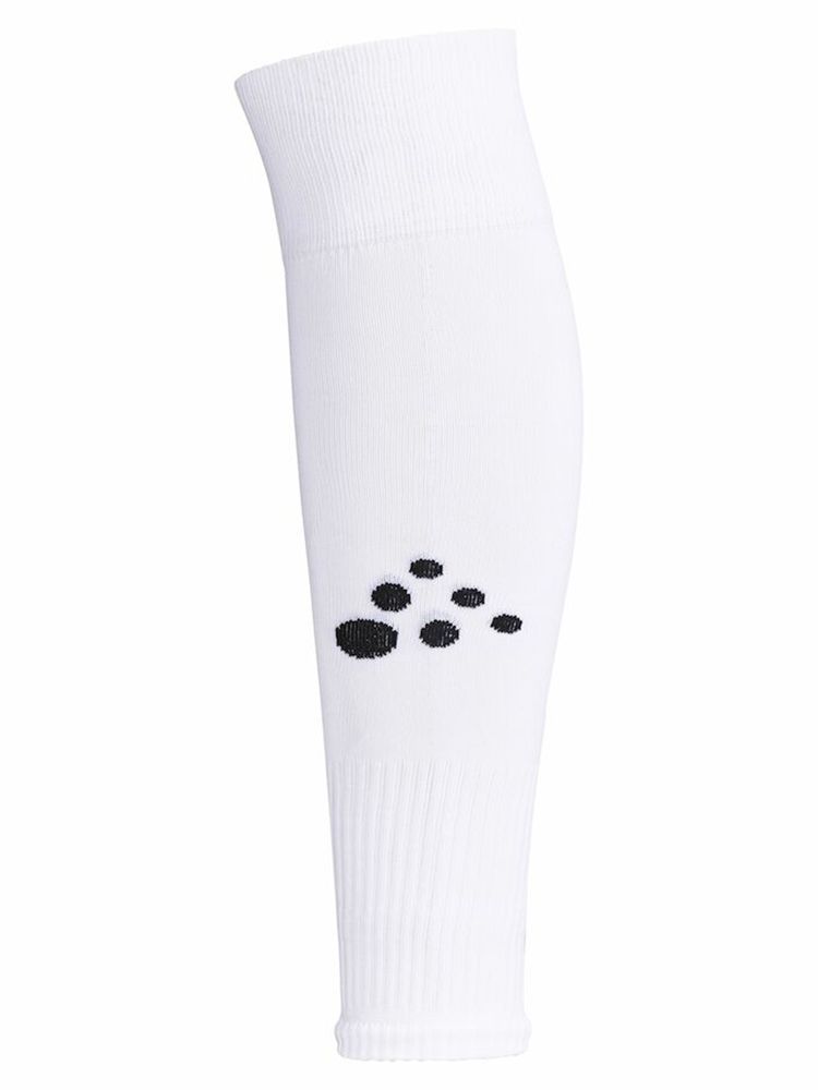 Craft Sock SQUAD W-O Foot, Vit (Finlandia Pallo AIF)