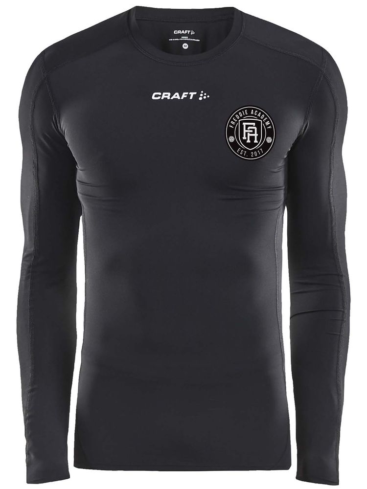 Craft Compression Shirt LS, Black (Freddie Academy)