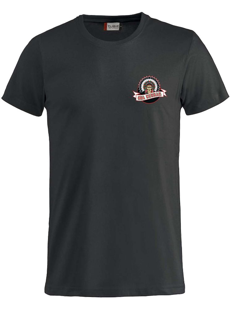 T-shirt Junior - Liten logga, Svart (Goa Gubbar Supportershop)