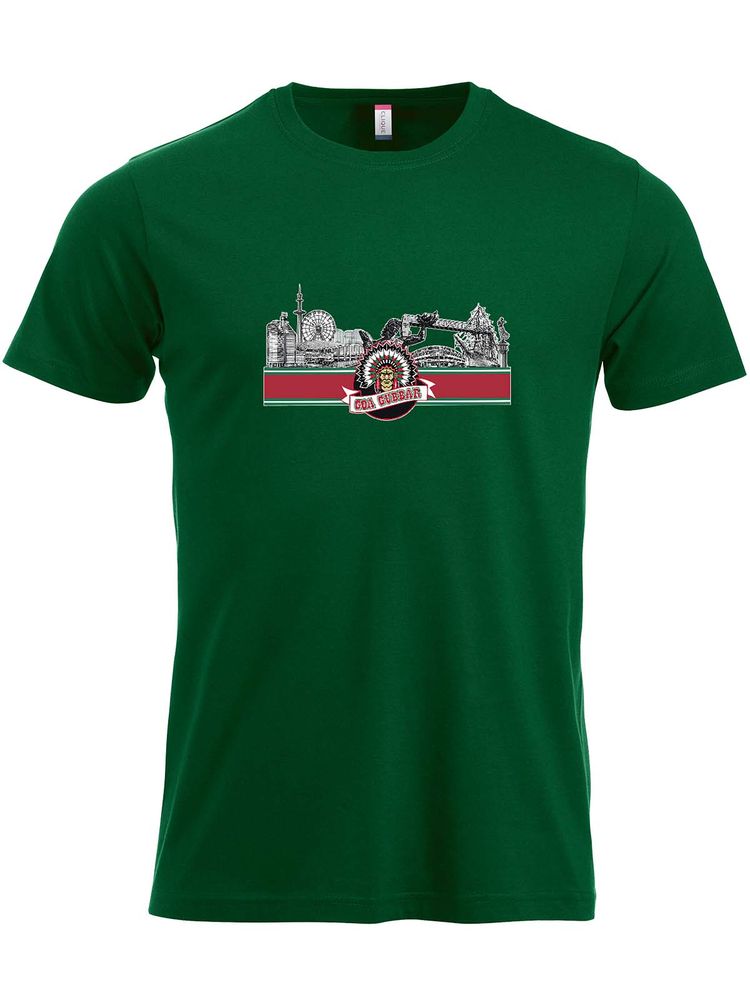 T-shirt - GBG siluett, Grön (Goa Gubbar Supportershop)