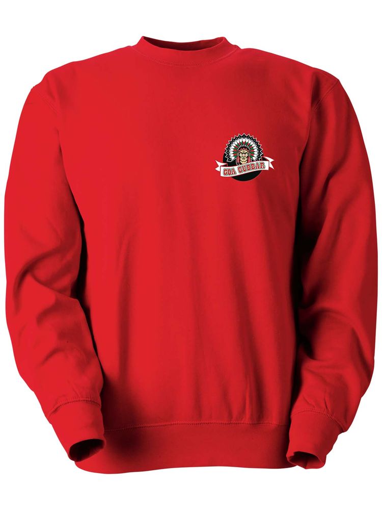 Collegetröja, Röd (Goa Gubbar Supportershop)
