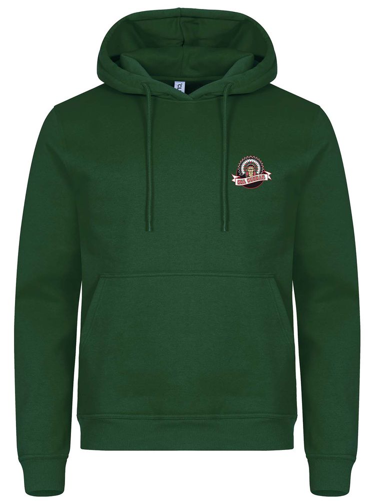 Hoodtröja - Liten hövding, Grön (Goa Gubbar Supportershop)