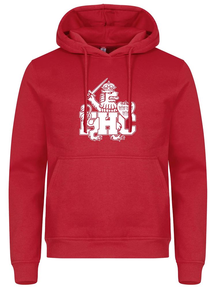 Hoodie - White lion, Red (Goa Gubbar Supportershop)