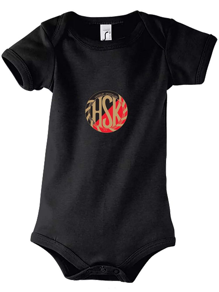Baby Bodysuit, Black (Hässelby SK Innebandy)