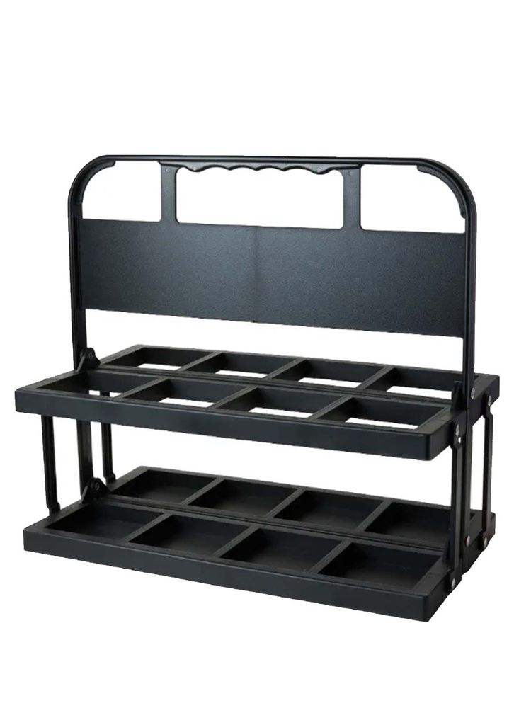Pro Match Bottle Rack - for 8 bottles (foldable) - Black