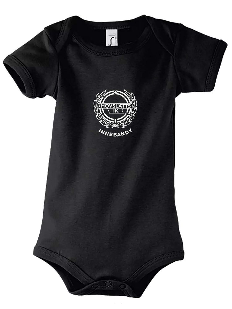 Baby Bodysuit, Black (Hovslätts IK)