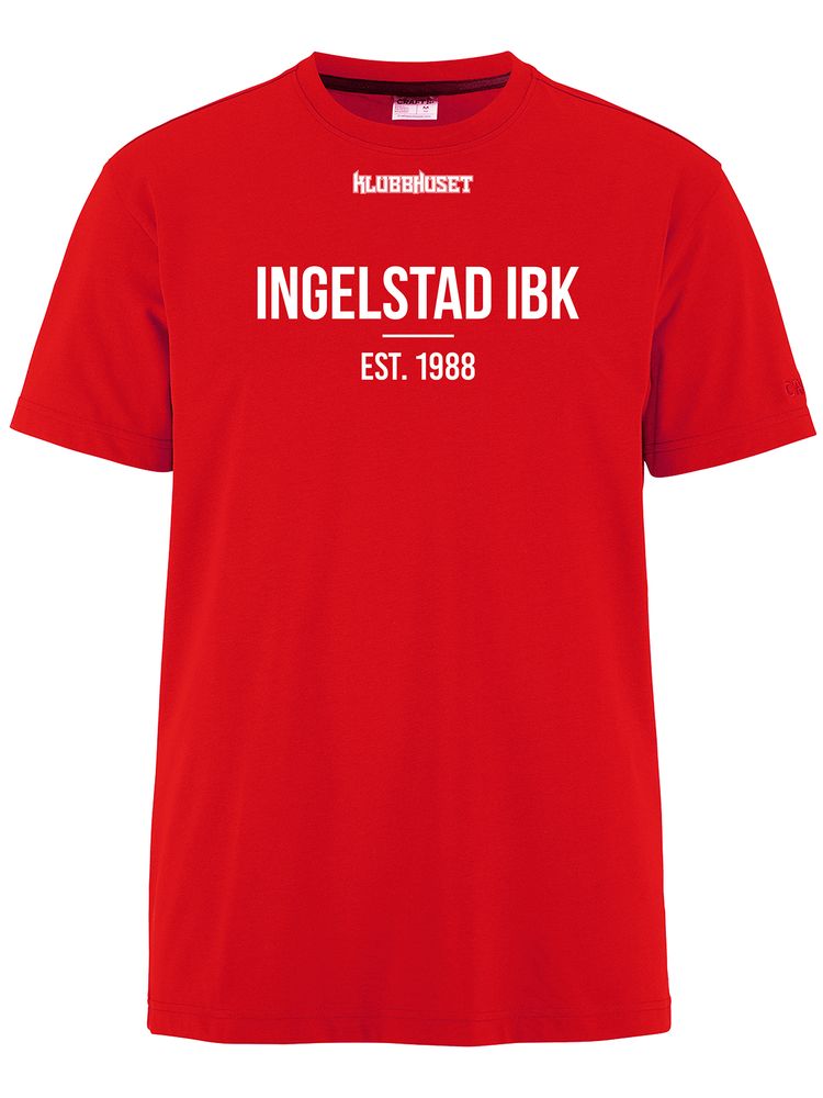 Craft T-shirt COMMUNITY 2.0, Red - Supporter (Ingelstad IBK)
