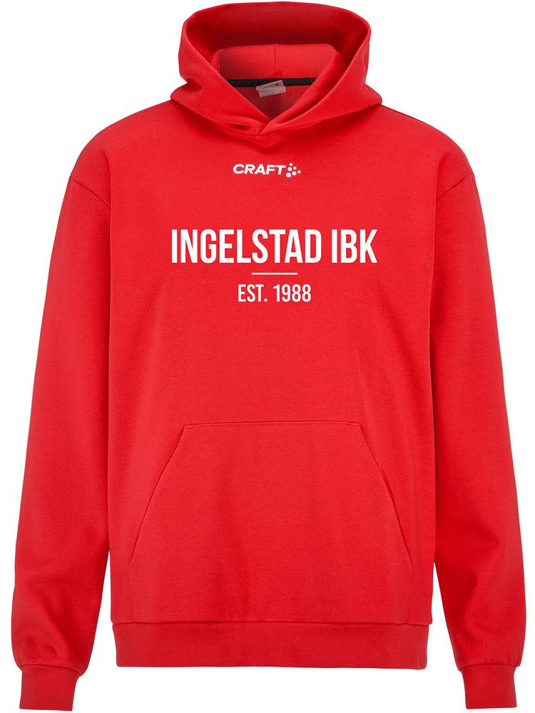 Craft Hoodie COMMUNITY 2.0, Red - Supporter (Ingelstad IBK)