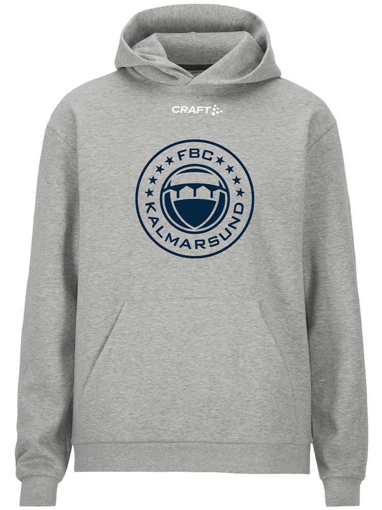 Craft Hoodie COMMUNITY 2.0, Grey - big logo (FBC Kalmarsund)