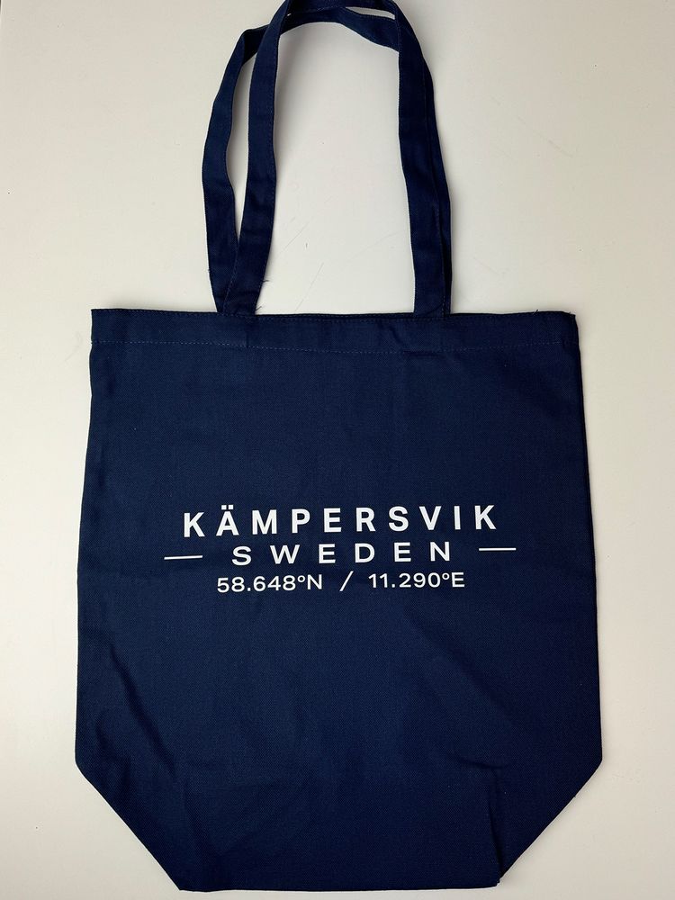 Kämpersvik Textile Bag - Marinblå
