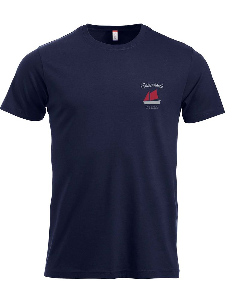 T-shirt - Dinghy, Navy (Kämpersvik)