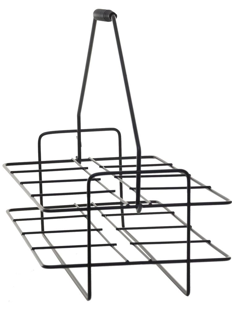 KH Metal Bottle Holder (8 bottles) - Black