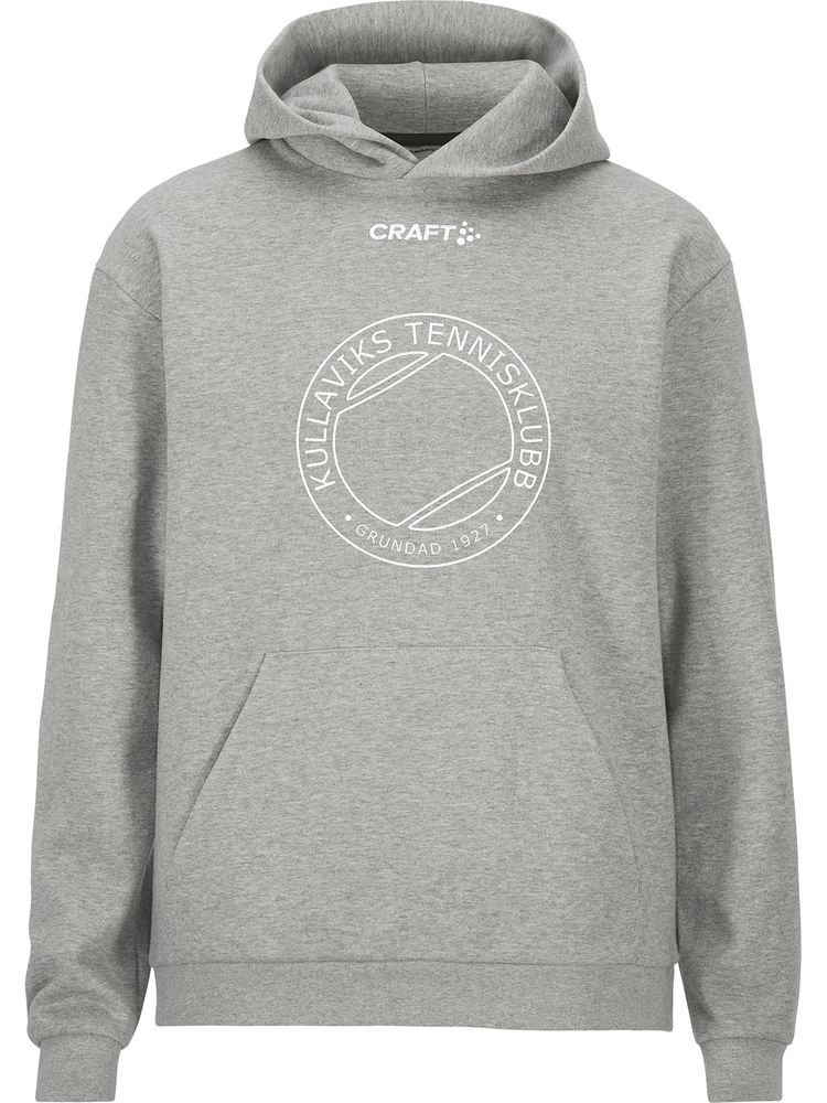 Craft Hoodie COMMUNITY 2.0, Grey Melange (Kullaviks Tennisklubb)