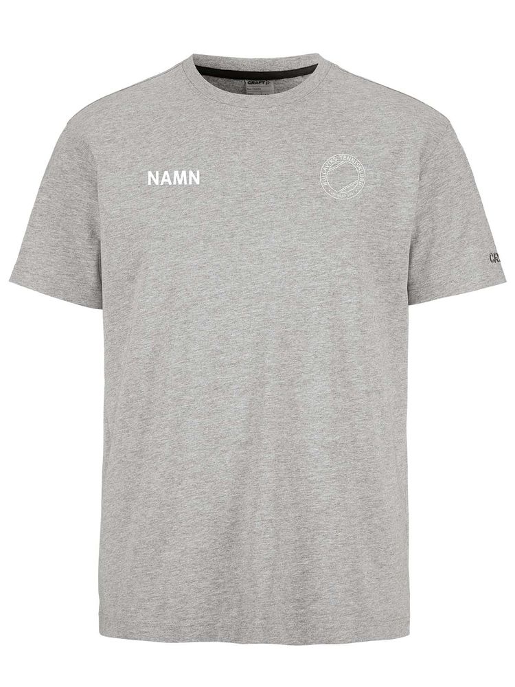 Craft T-shirt COMMUNITY 2.0, Grey Melange (Kullaviks Tennisklubb)