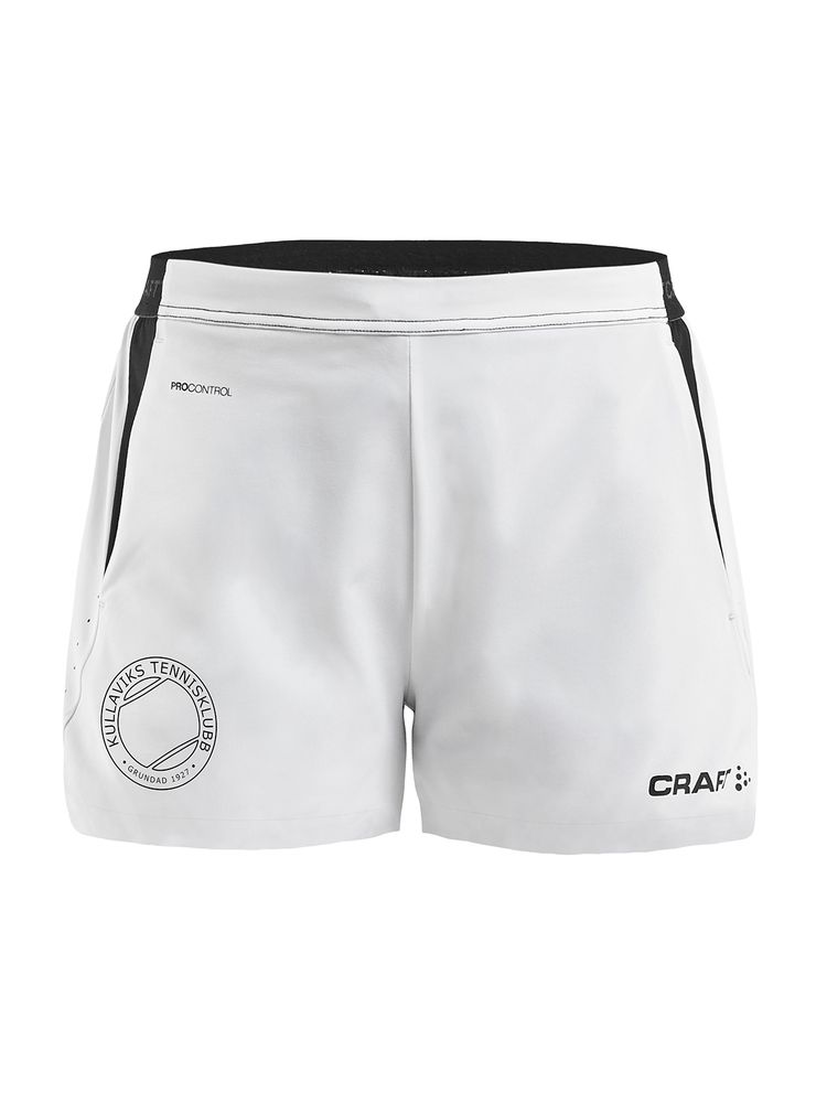 Craft Shorts Pro Control - Women, White (Kullaviks Tennisklubb)
