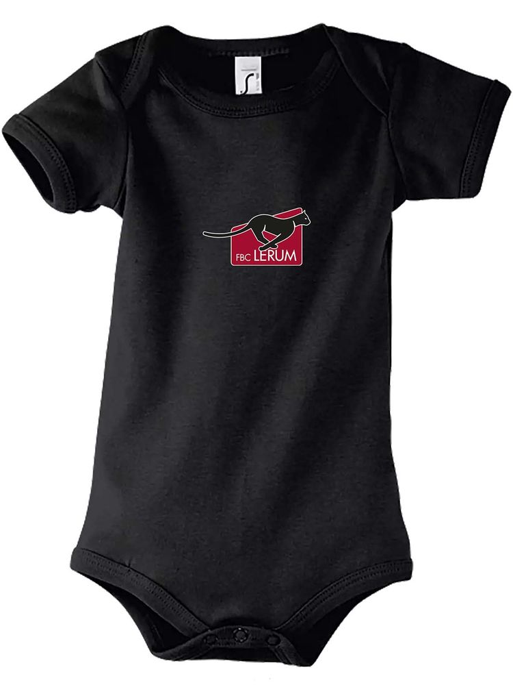 Baby Bodysuit, Black (FBC Lerum)