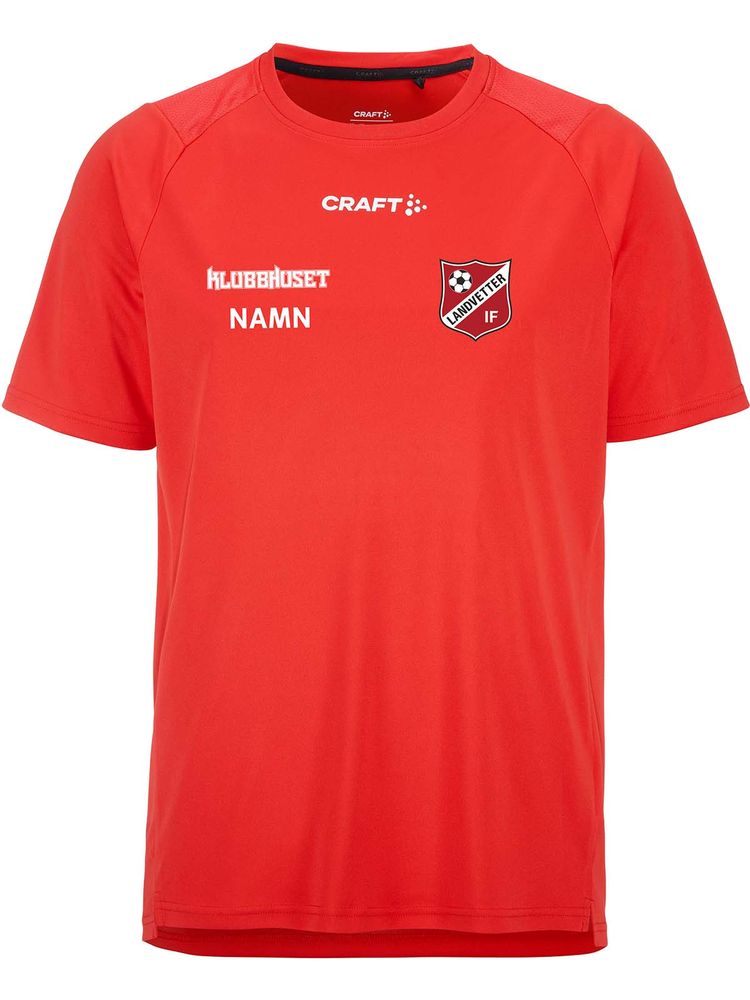 Craft T-shirt RUSH 2.0, Red (Landvetter IF)