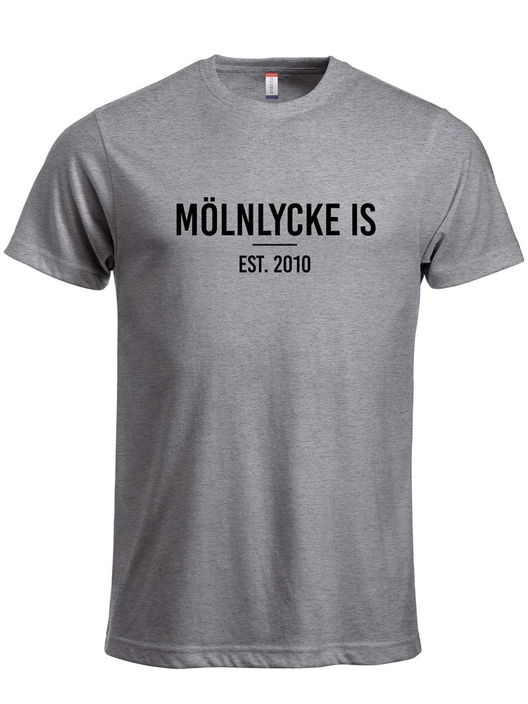T-shirt - Supporter, Gråmelerad (Mölnlycke IS)