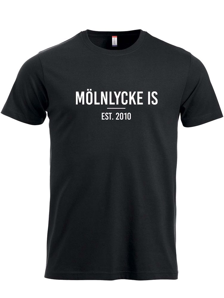 T-shirt - Supporter, Svart (Mölnlycke IS)