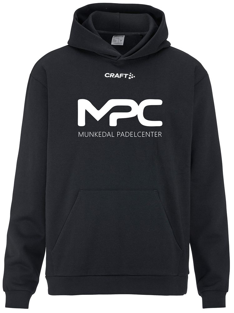 Craft Hoodtröja COMMUNITY 2.0, Black (Munkedal Padel Center)