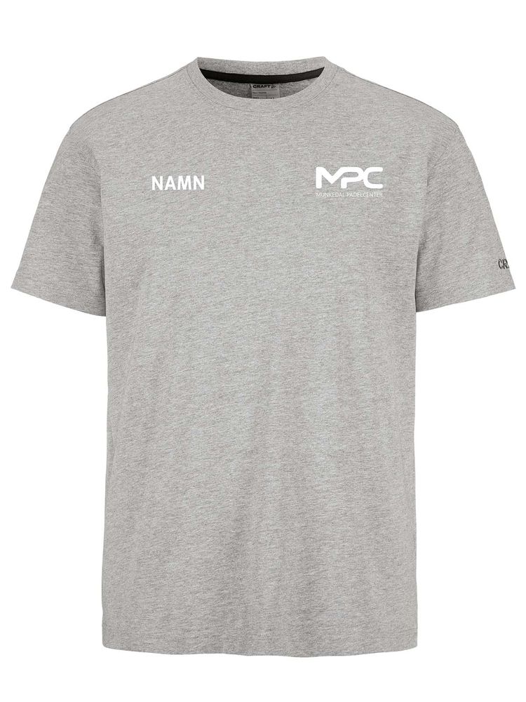 Craft T-shirt COMMUNITY 2.0, Grey Melange (Munkedal Padel Center)
