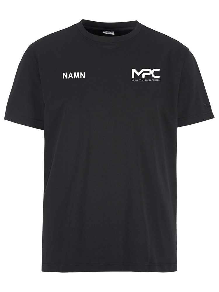 Craft T-shirt COMMUNITY 2.0, Black (Munkedal Padel Center)