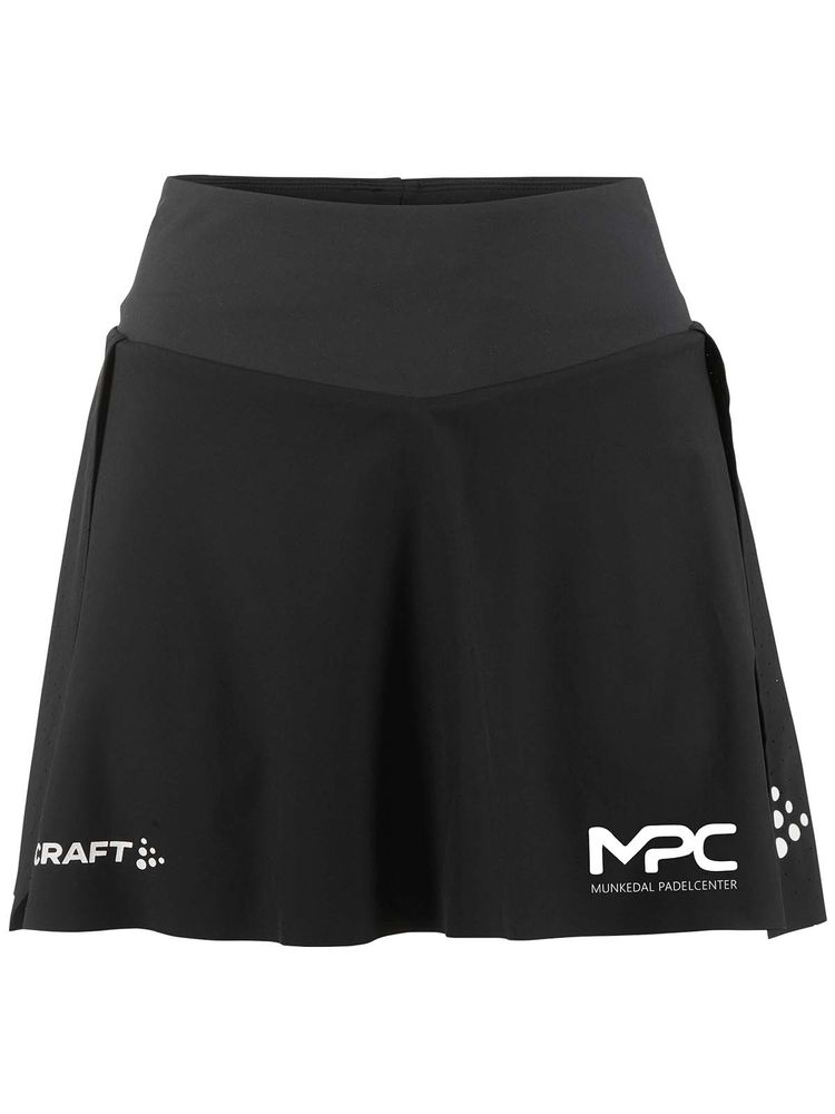 Craft Kjol ABILITY med fickor, Svart (Munkedal Padel Center)