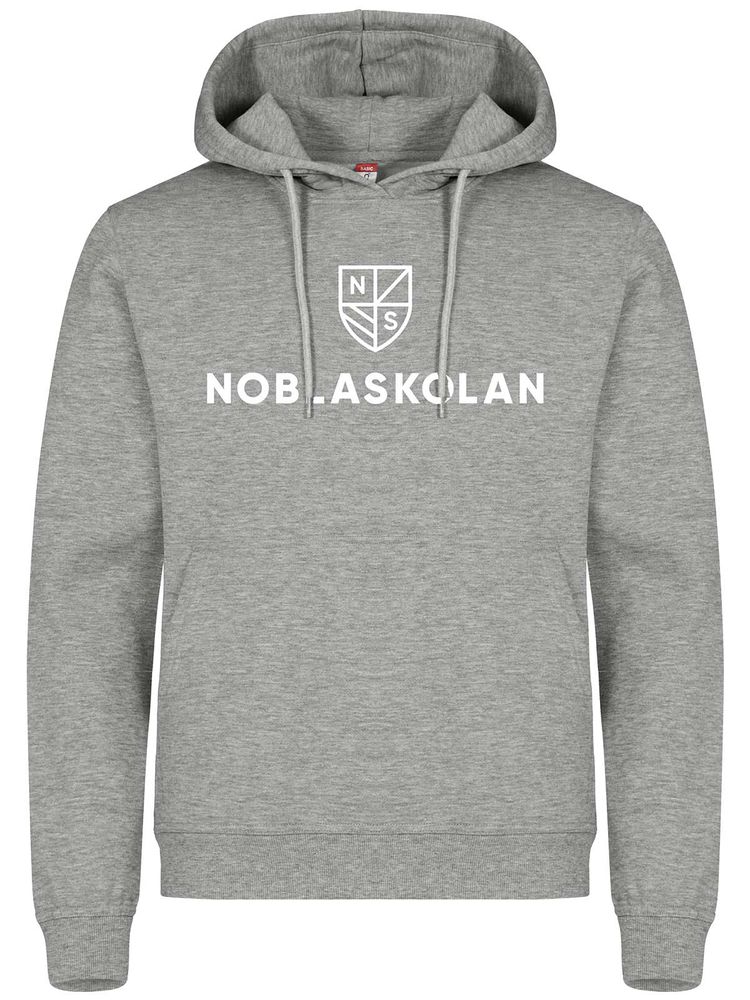 Hoodie, Grey Melange (Noblaskolan)