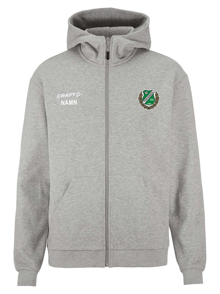 Craft Hoodtröja COMMUNITY 2.0 FZ, Grey Melange (Önnereds Handbollsklubb)