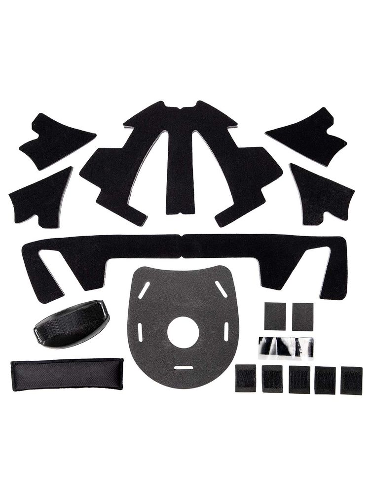 Oxdog Mask Spare Parts - Chin cup + Paddings (XGUARD SR) - Black