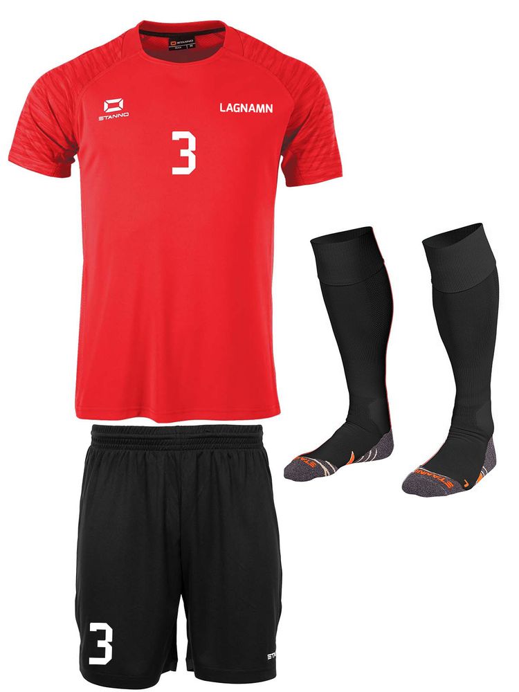 STANNO GAME KIT BOLT - Red