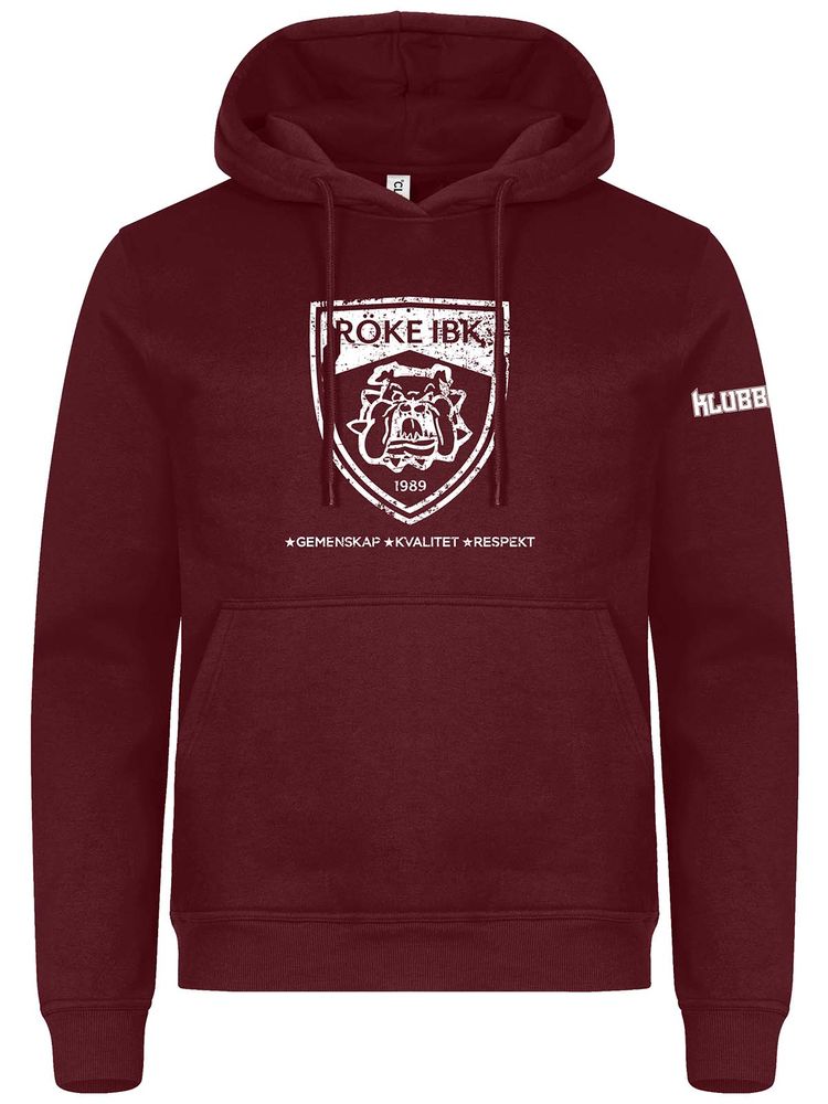 Hoodie, Bordeaux - Supporter (Röke IBK)