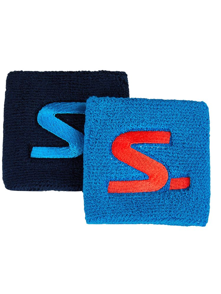 Salming Wristband Short (2-pack) - Coral/Navy