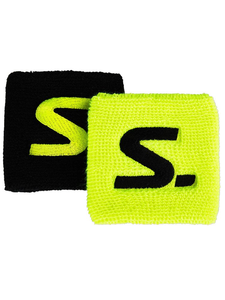 Salming Wristband Short (2-pack) - Yellow/Black