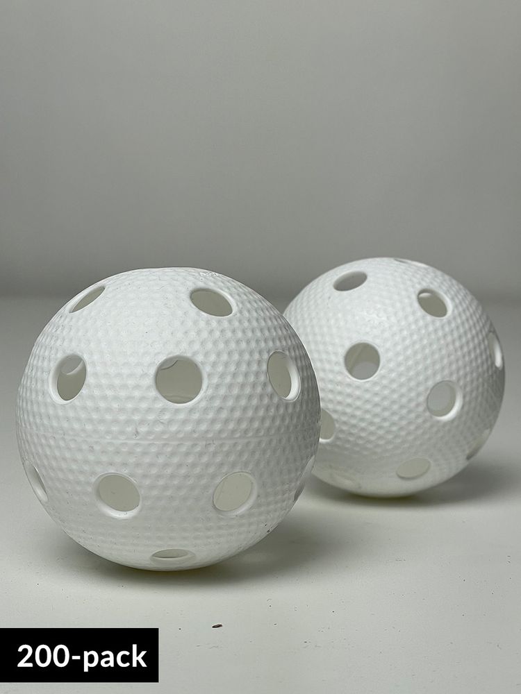 Salming Floorball Ball AERO Plus (200-pack) - White