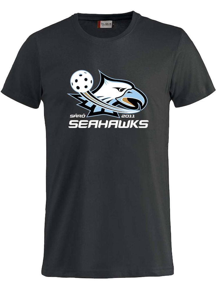 Clique T-shirt Basic - JR, Svart (Särö Seahawks)