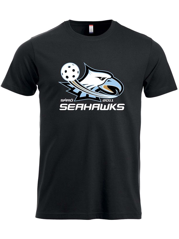 Clique T-shirt New Classic - SR, Svart (Särö Seahawks)