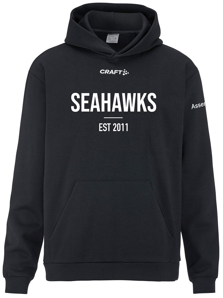 Craft Hoodtröja COMMUNITY 2.0, Black (Särö Seahawks)