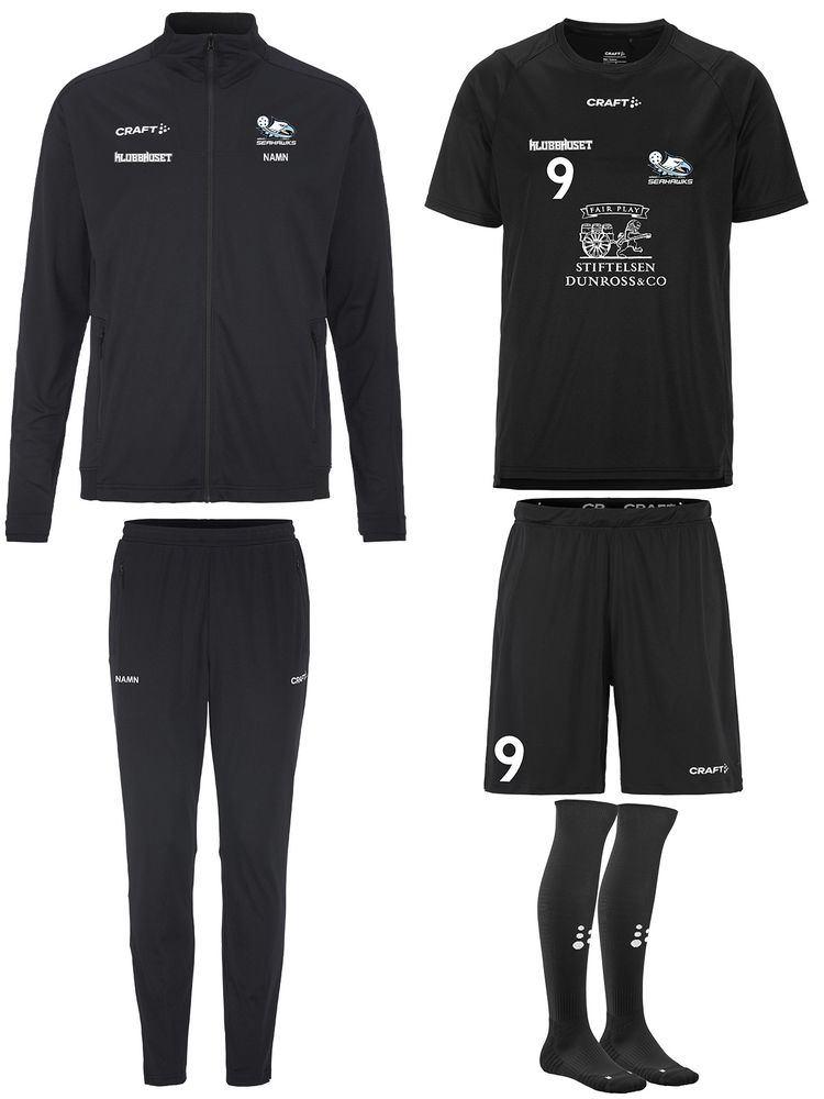 CRAFT SPELARPAKET (EVOLVE 2.0 FZ + RUSH 2.0 + EVOLVE 2.0) - Ungdom (Särö Seahawks)