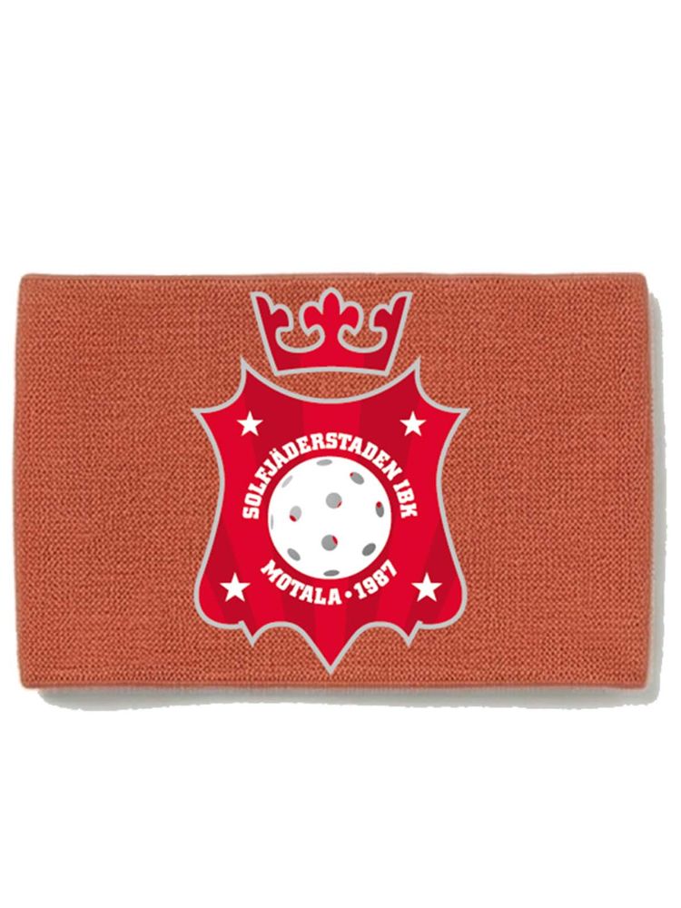 Kaptensbindel med kardborre, Röd (Solfjäderstaden IBK)