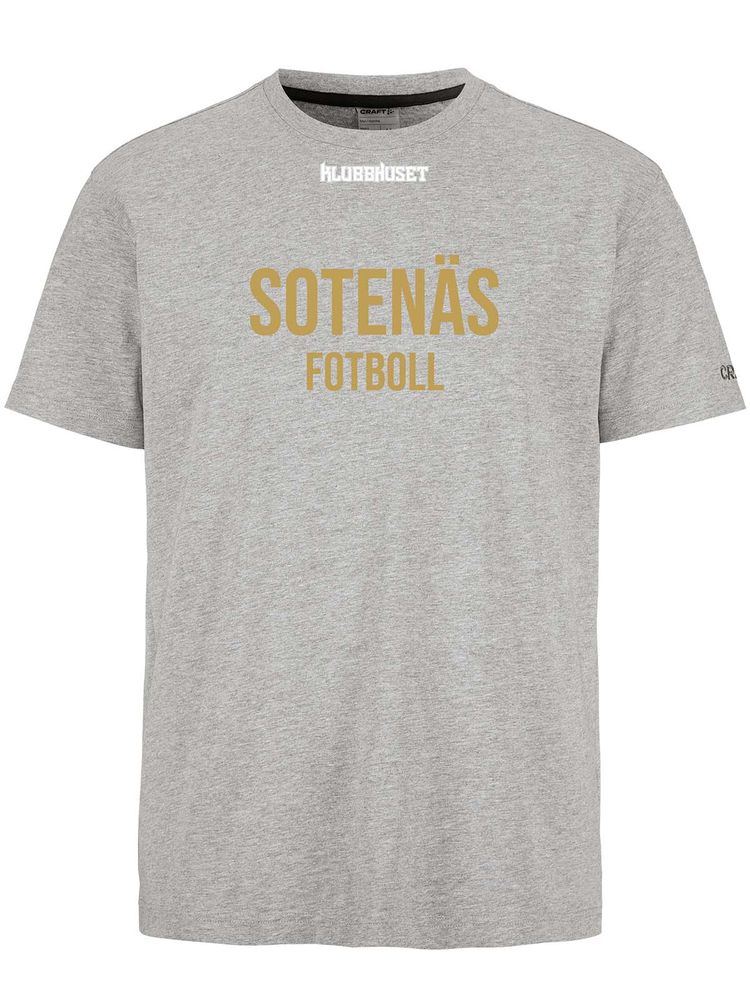 Craft T-shirt COMMUNITY 2.0, Grå (Sotenäs Fotboll)