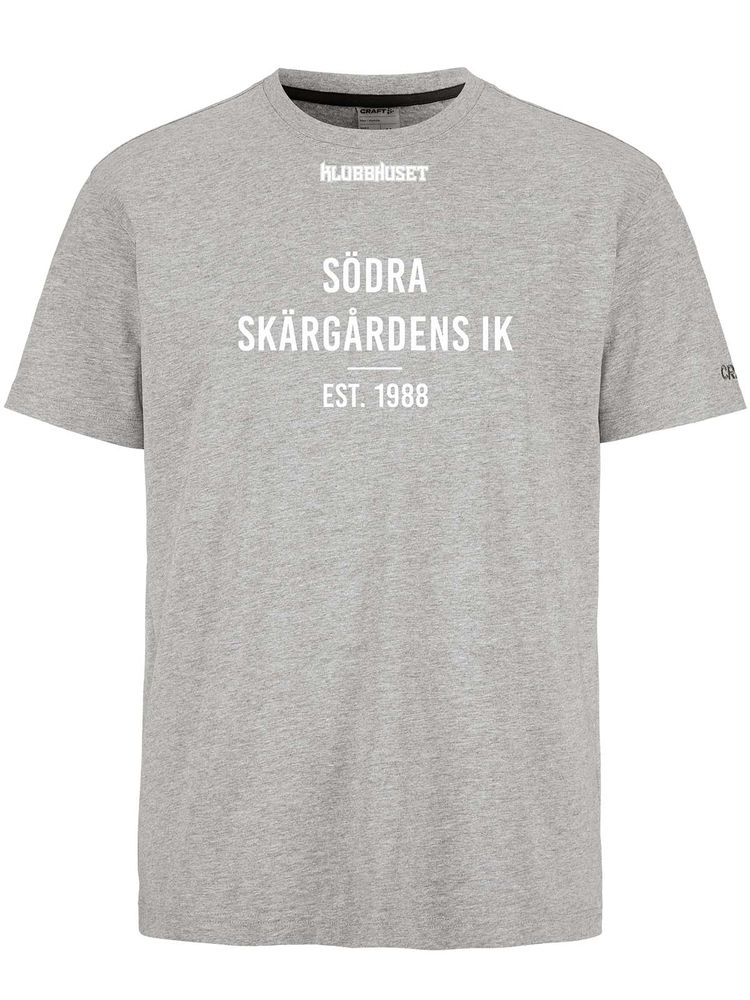 Craft T-shirt COMMUNITY 2.0, Grey Melange (Södra Skärgårdens IK)