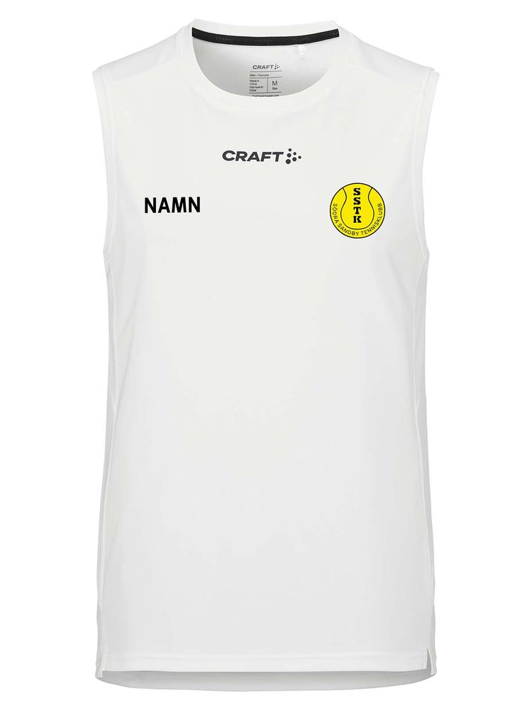 Craft Singlet RUSH 2.0, White (Södra Sandby Tennis)